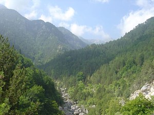 Pieria Mountain Range: the Muses veranda overlooking Mount Olympus